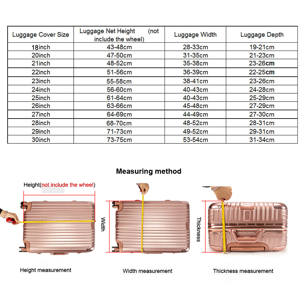 شفاف بولي كلوريد الفينيل غطاء  - مراجعة Luggage Protective Cover Transparent وسعره