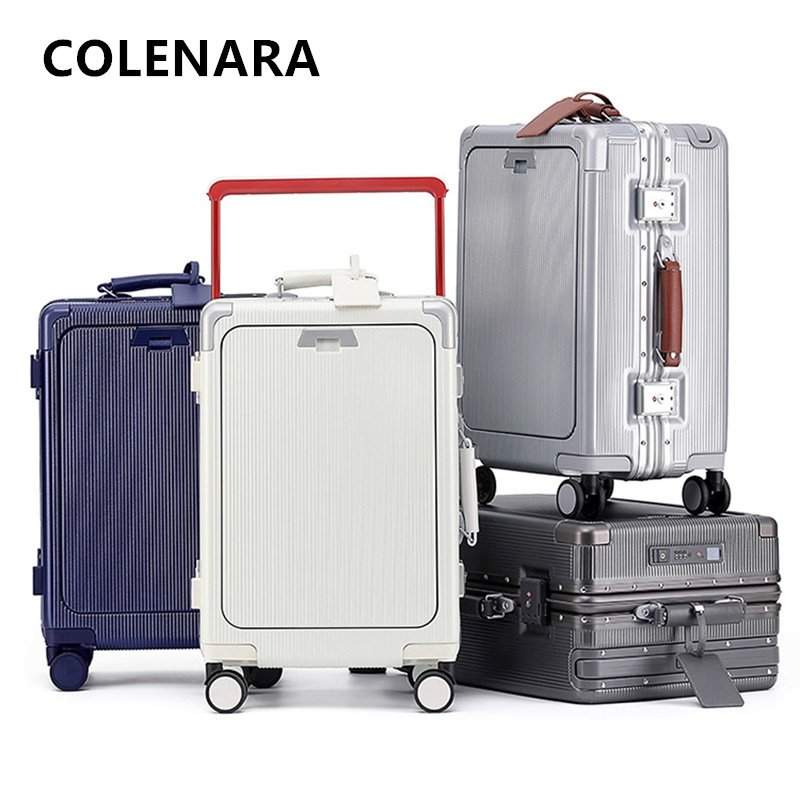 حقيبة لابتوب كولينارا 20 و24 و - مراجعة Front Opening Laptop Luggage 24 Inch وسعره