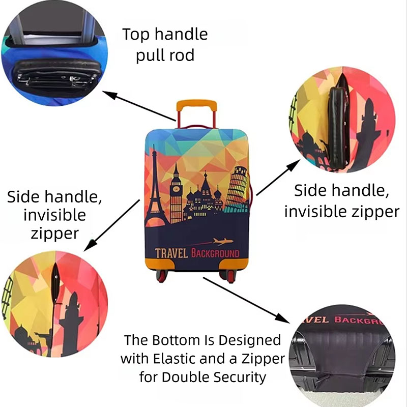 غطاء حماية جديد لحقائب السفر م - مراجعة Waterproof Suitcase Cover Protector وسعره