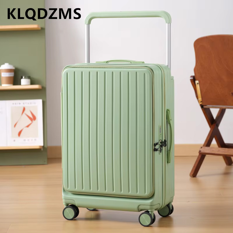 حقيبة سفر KLQDZMS مقاس 20 و22  - مراجعة Front Opening Laptop Luggage 24 Inch وسعره