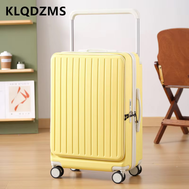 حقيبة سفر KLQDZMS مقاس 20 و22  - مراجعة Front Opening Laptop Luggage 24 Inch وسعره