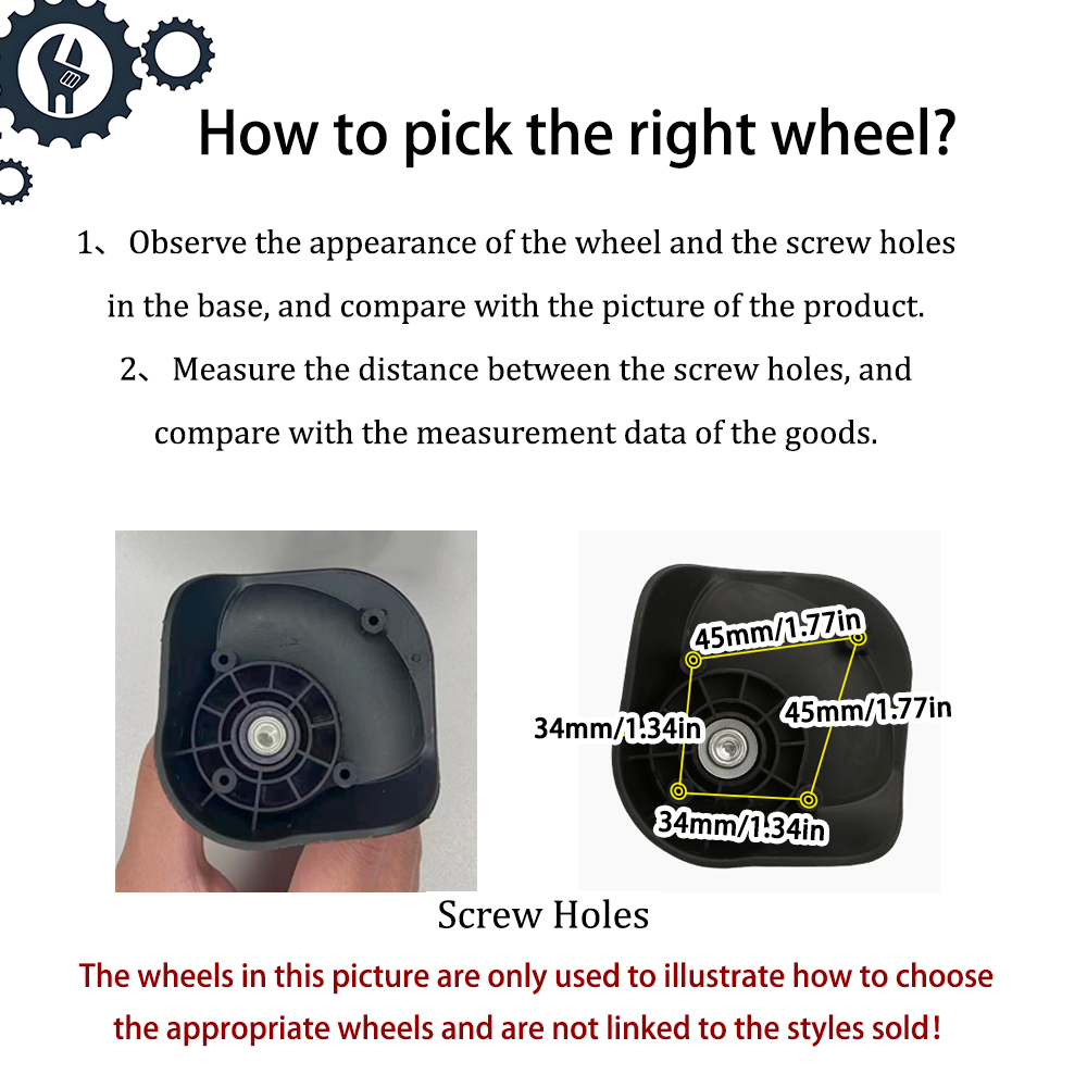 عجلات بديلة W318 لحقائب السفر  - مراجعة Silent Replacement Luggage Wheels وسعره