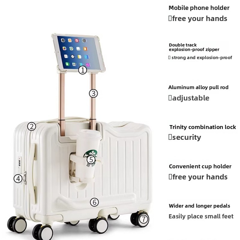حقيبة سفر للأطفال بتصميم جديد  - مراجعة Spinner Wheel Rolling Suitcase 20 Inch وسعره