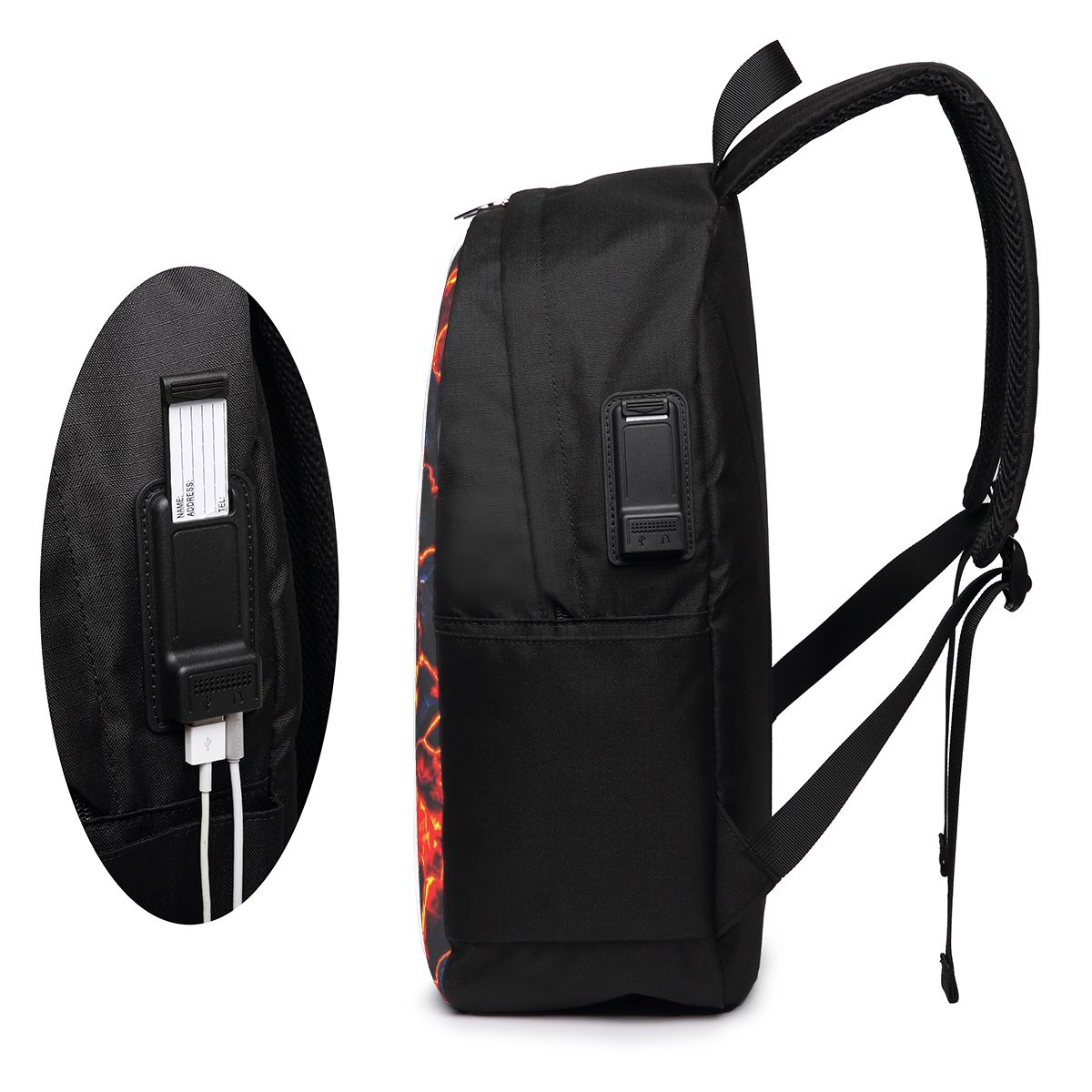 حقيبة ظهر بتصميم بركان الماغما - مراجعة Travel Bags وسعره