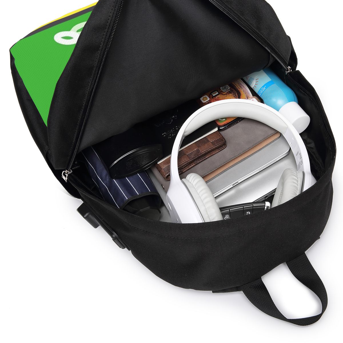 حقيبة ظهر مطبوعة بتصميم رقائق  - مراجعة Travel Bags وسعره