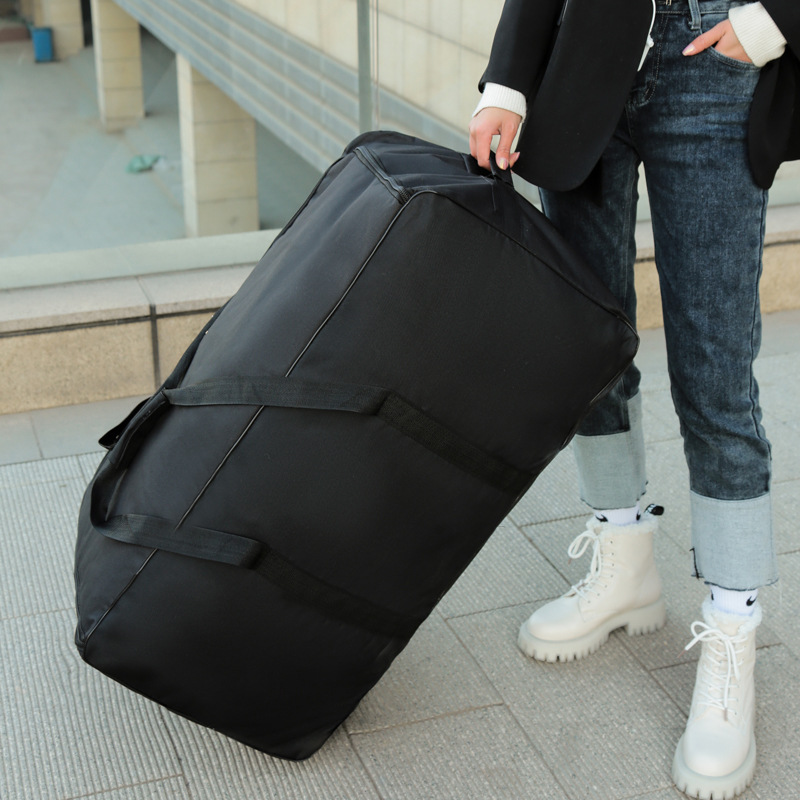 أكياس عربة سعة كبيرة مع عجلات  - مراجعة Foldable Rolling Luggage Bag وسعره