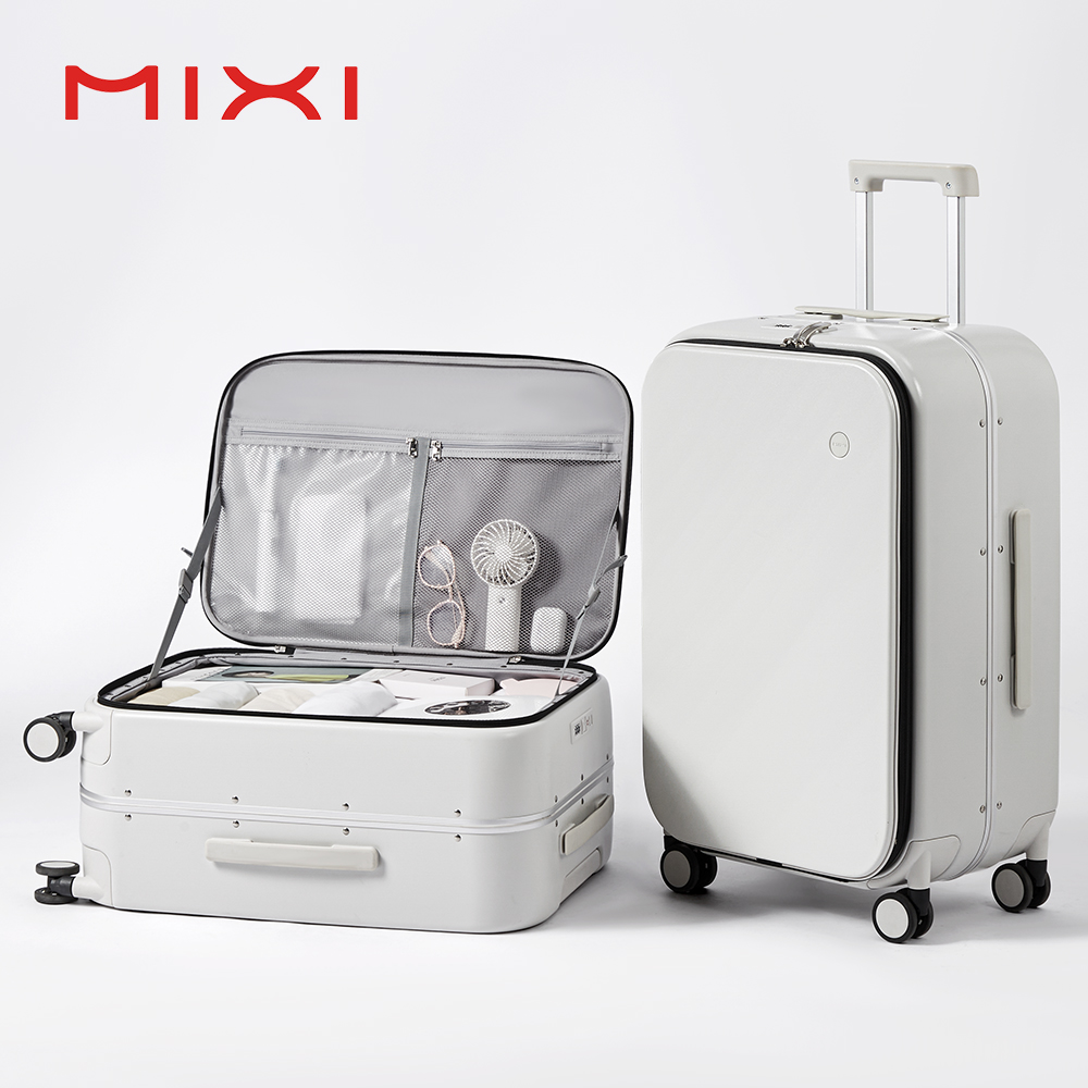 حقيبة Mixi الجديدة بإطار من ال - مراجعة Aluminum Frame Carry On Luggage وسعره
