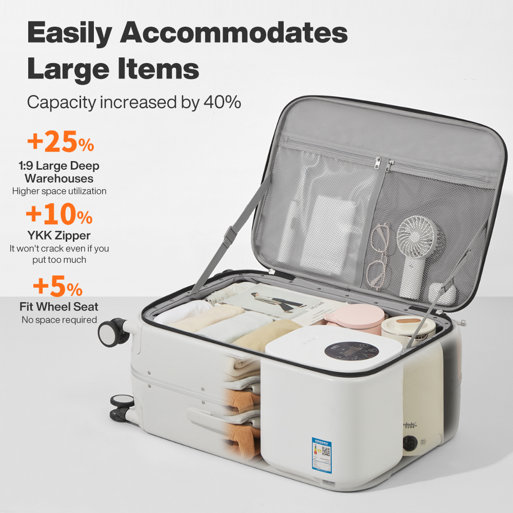 حقيبة Mixi الجديدة بإطار من ال - مراجعة Aluminum Frame Carry On Luggage وسعره