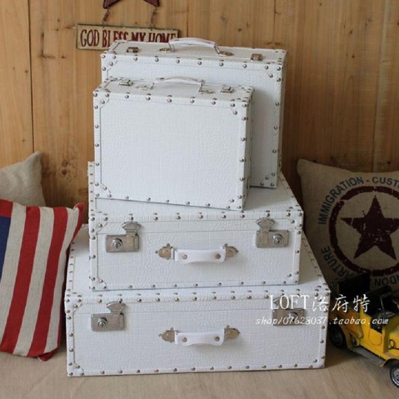 حقيبة سفر بنمط جلد التمساح، صن - مراجعة Retro Vintage Trunk Suitcase وسعره