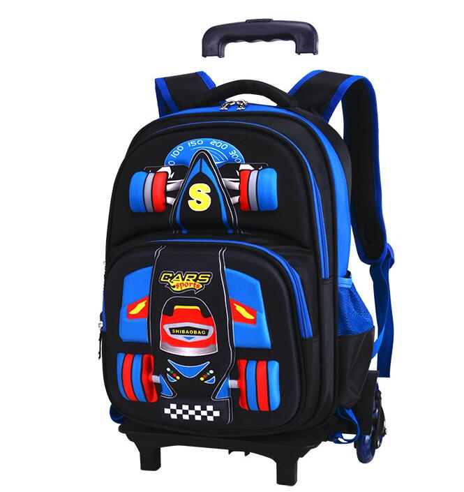 حقيبة ظهر مدرسية بعجلات للأطفا - مراجعة Foldable Rolling Luggage Bag وسعره