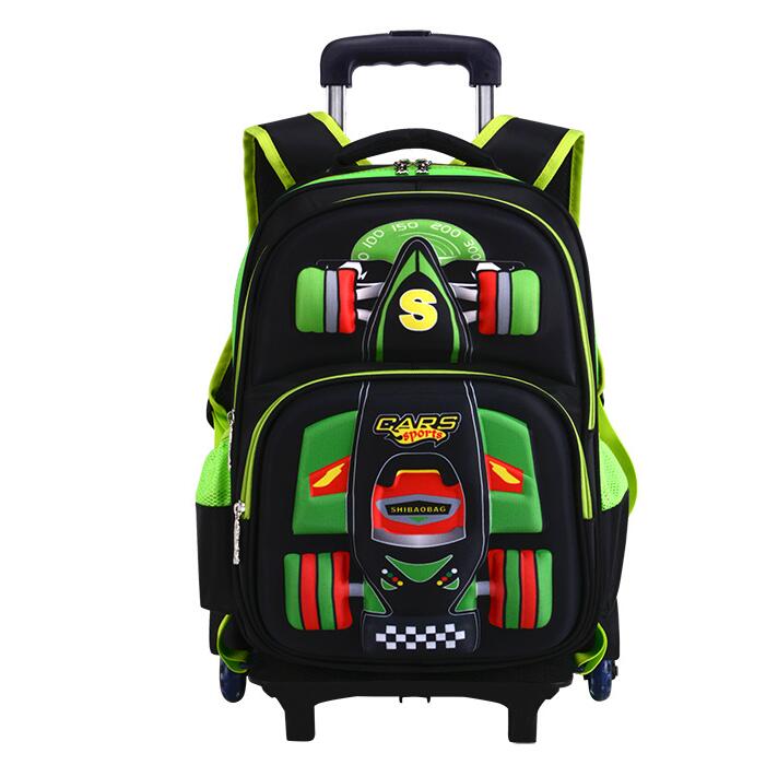 حقيبة ظهر مدرسية بعجلات للأطفا - مراجعة Foldable Rolling Luggage Bag وسعره