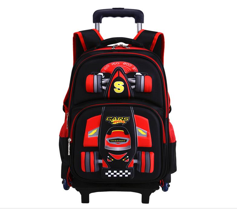 حقيبة ظهر مدرسية بعجلات للأطفا - مراجعة Foldable Rolling Luggage Bag وسعره