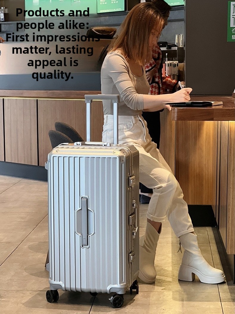 حقيبة سفر بإطار من الألومنيوم  - مراجعة Aluminum Frame Carry On Luggage وسعره