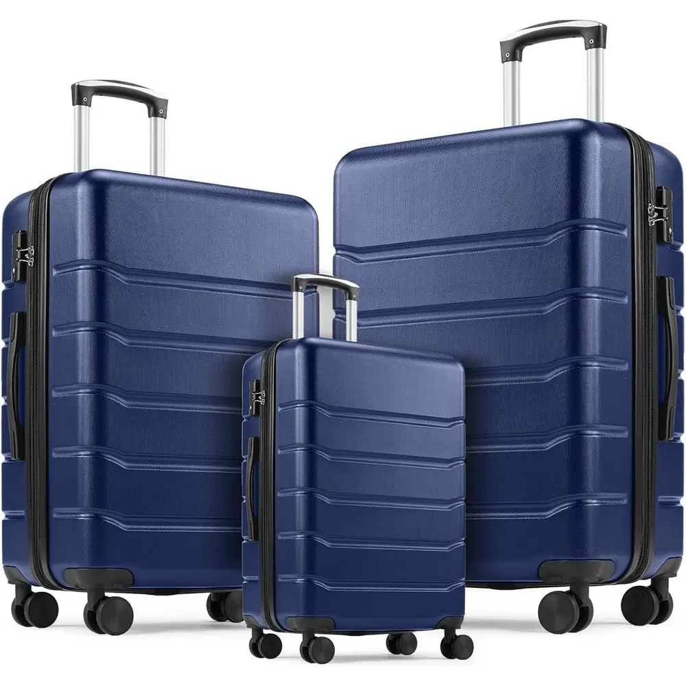 مجموعة حقائب سفر صلبة قابلة لل - مراجعة Expandable Hard Shell Luggage Set وسعره