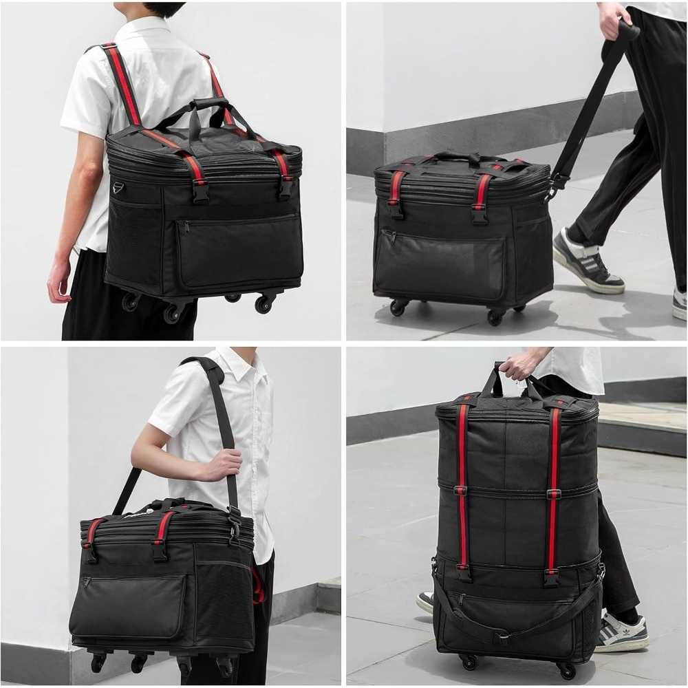 حقيبة سفر قابلة للتوسيع والطي  - مراجعة Foldable Rolling Luggage Bag وسعره