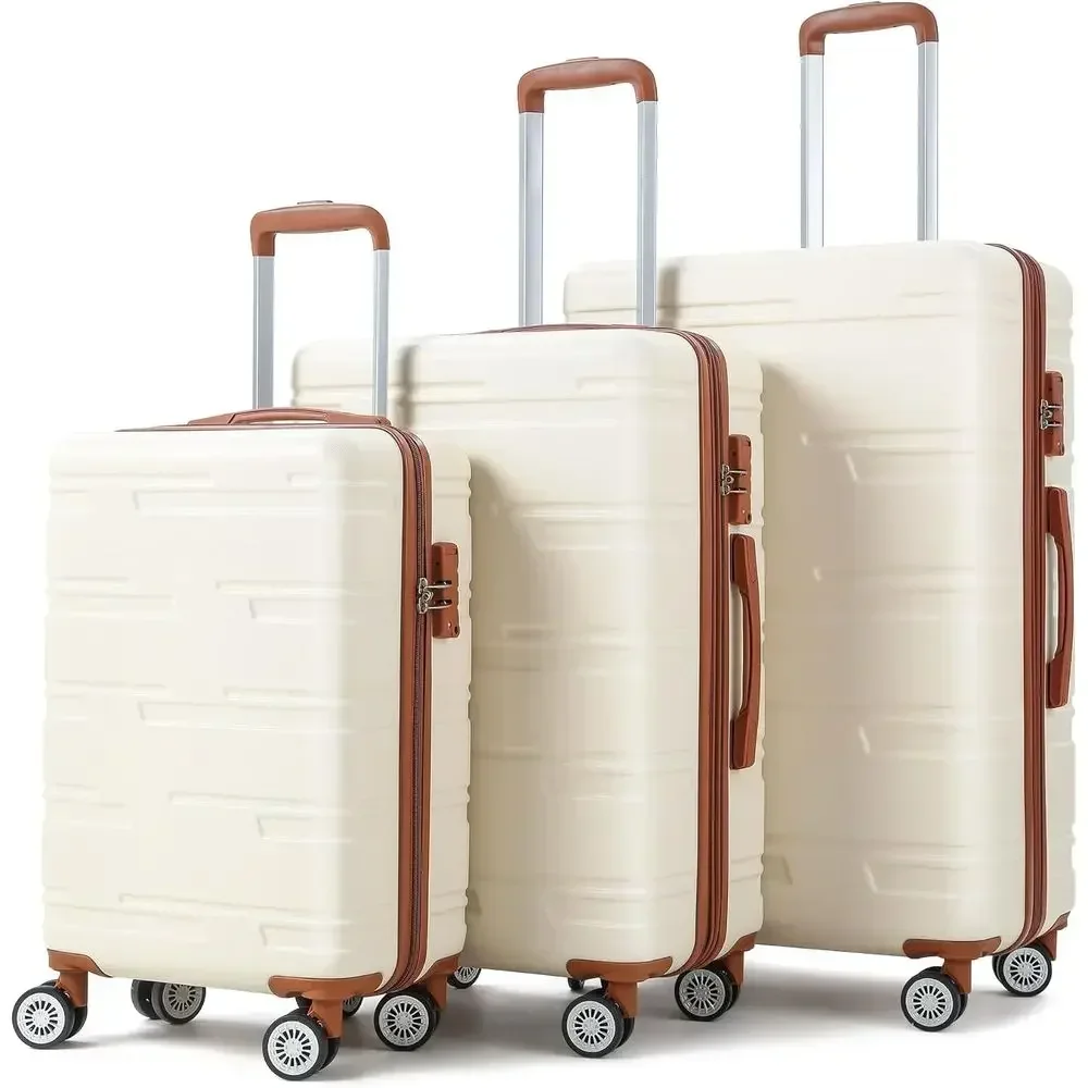 مجموعة حقائب سفر صلبة قابلة لل - مراجعة Expandable Hard Shell Luggage Set وسعره
