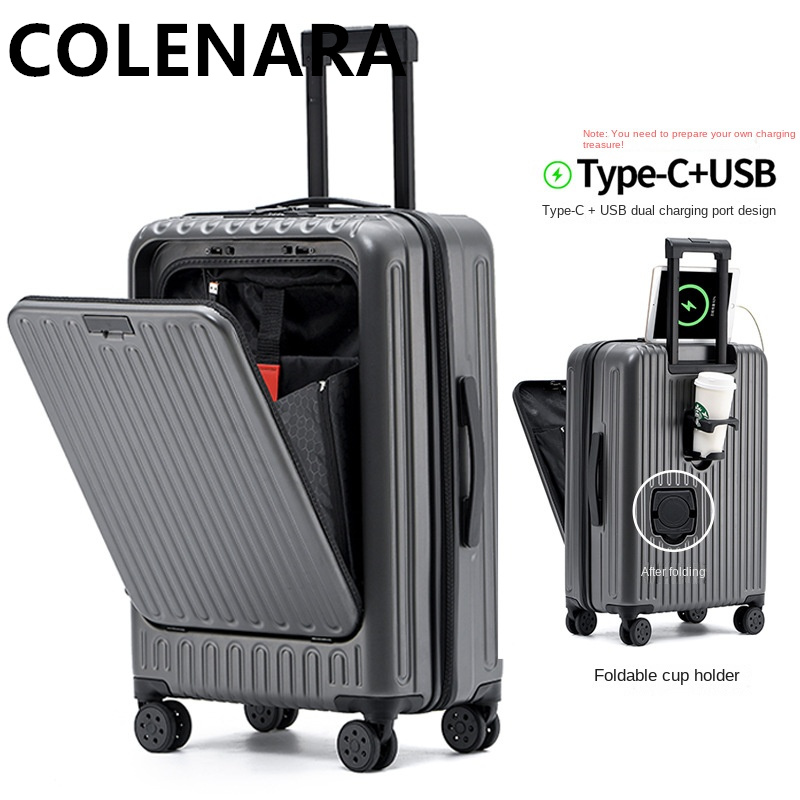 حقيبة سفر متعددة الوظائف من كو - مراجعة Front Opening Laptop Luggage 24 Inch وسعره