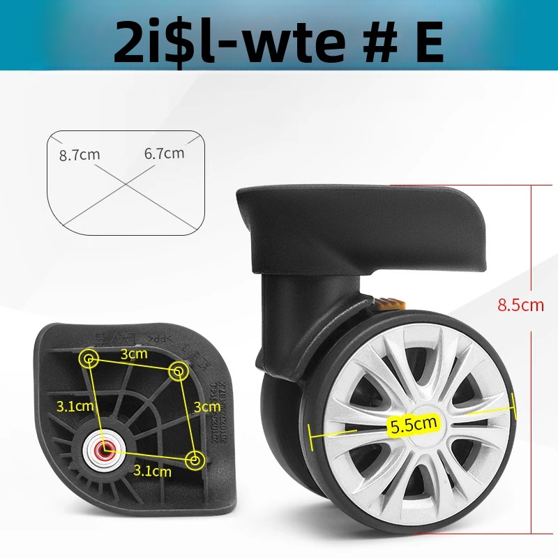 حقيبة سفر ريد إيجل L-W ذات عجل - مراجعة Silent Replacement Luggage Wheels وسعره