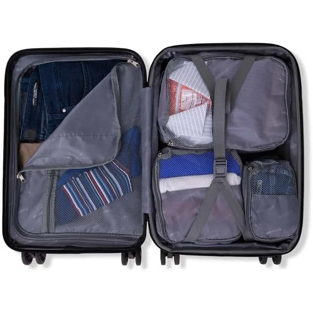 مجموعة حقائب سفر قابلة للتوسيع - مراجعة Expandable Hard Shell Luggage Set وسعره