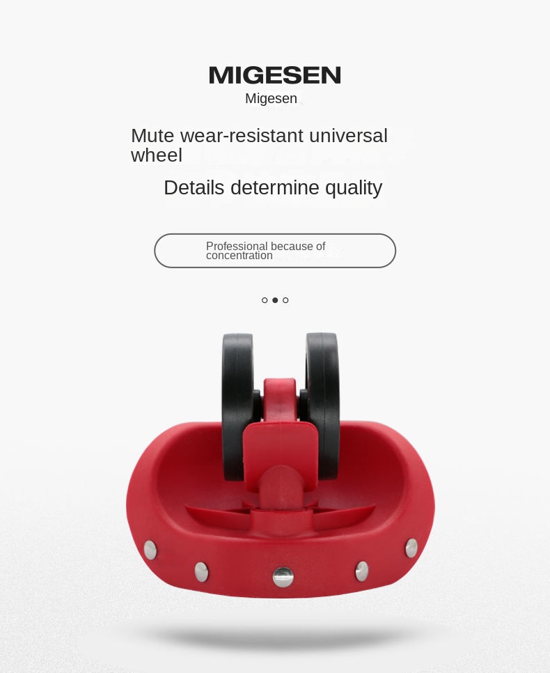 1 زوج من العالمي الأمتعة عجلة  - مراجعة Silent Replacement Luggage Wheels وسعره