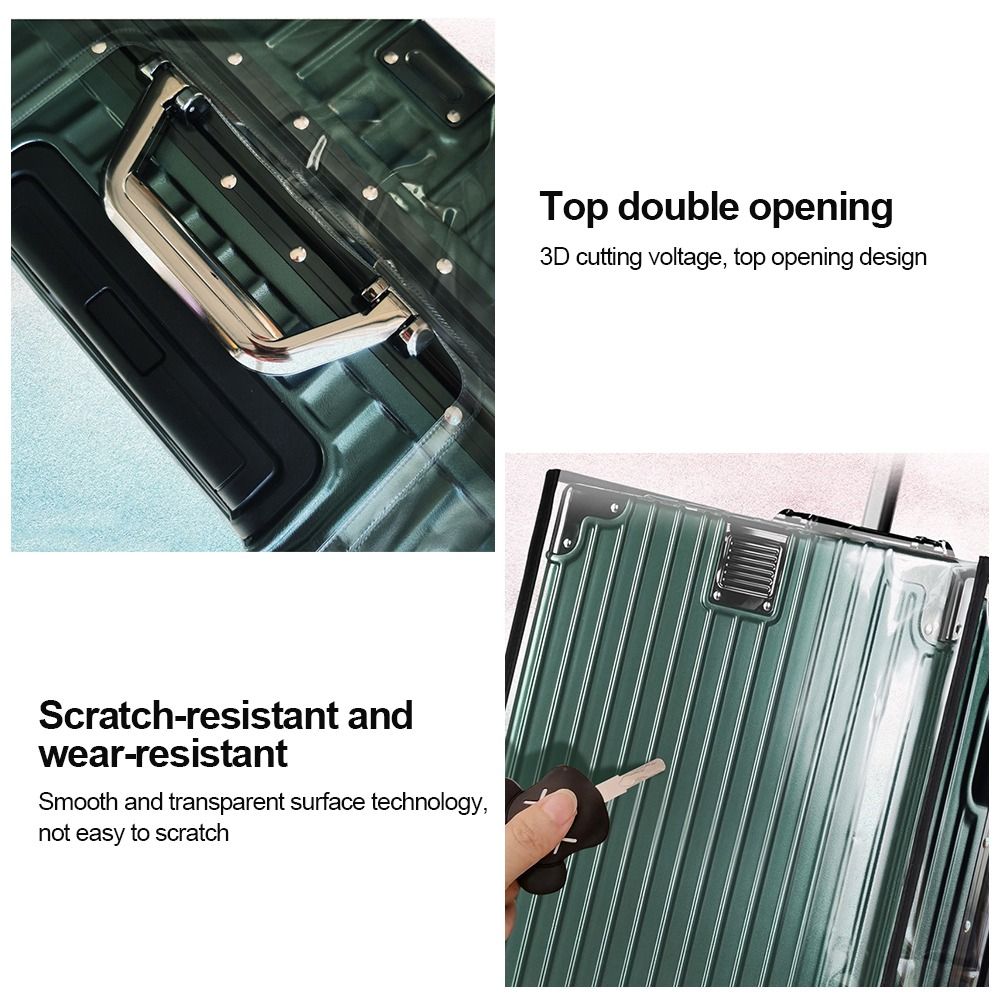 غطاء حماية للأمتعة شفاف بالكام - مراجعة Waterproof Suitcase Cover Protector وسعره