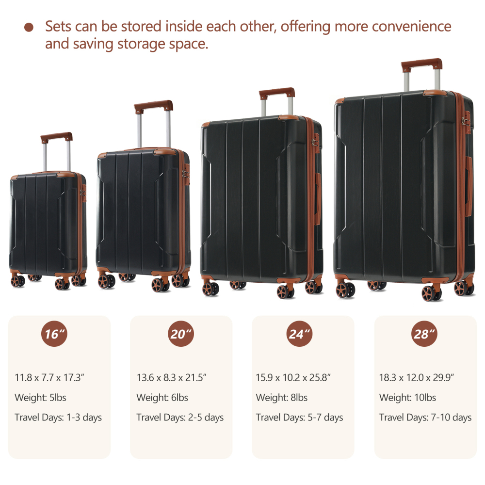 مجموعة حقائب سفر صلبة مكونة من - مراجعة Expandable Hard Shell Luggage Set وسعره