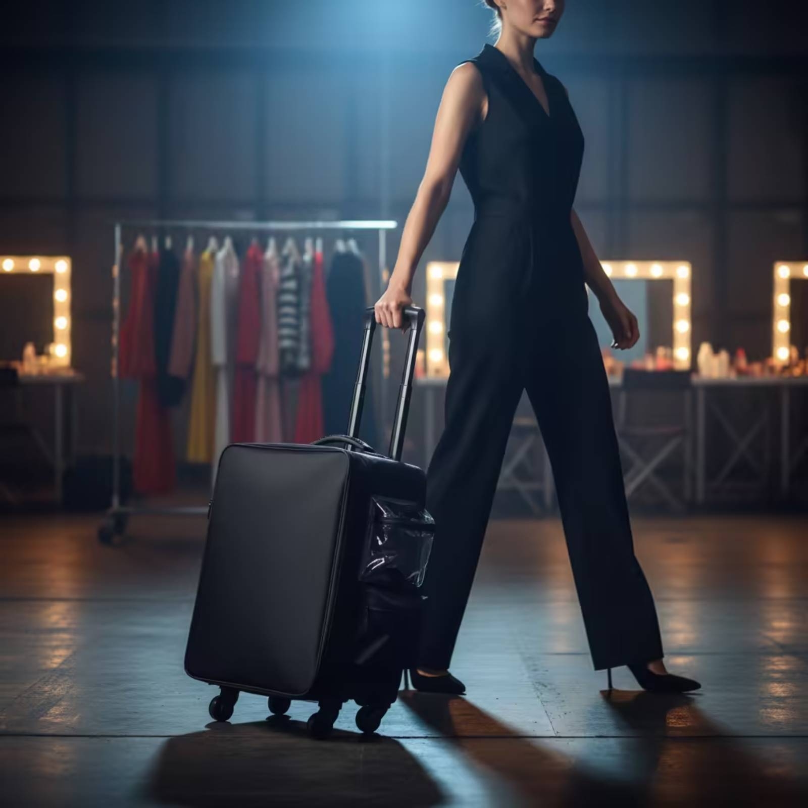 حقيبة مكياج بعجلات دوارة، منظم - مراجعة Backpacks وسعره