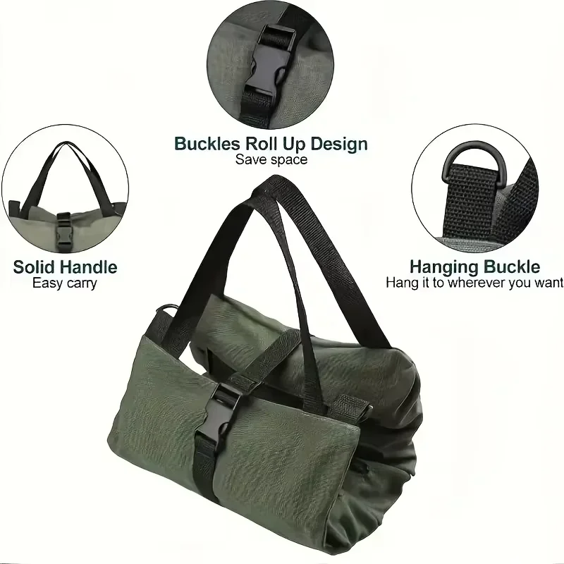 حقيبة أدوات قماشية متعددة الأغ - مراجعة Foldable Rolling Luggage Bag وسعره