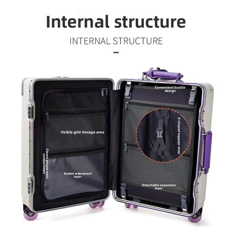 حقيبة سفر مقاس 20 و24 و26 بوصة - مراجعة Aluminum Frame Carry On Luggage وسعره