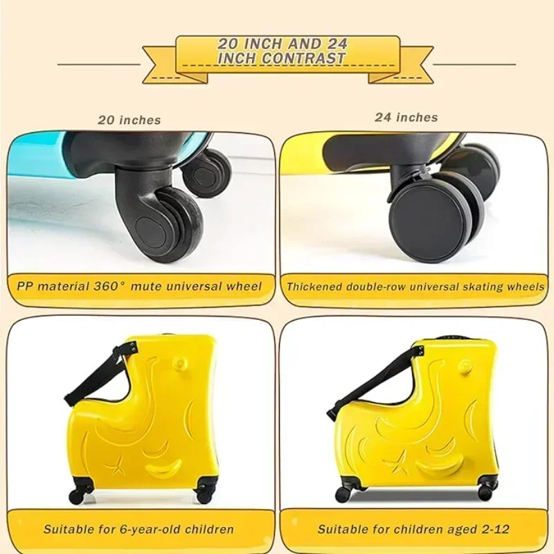 حقيبة سفر للأطفال مع عجلات وسك - مراجعة Kids Ride On Suitcase Scooter وسعره