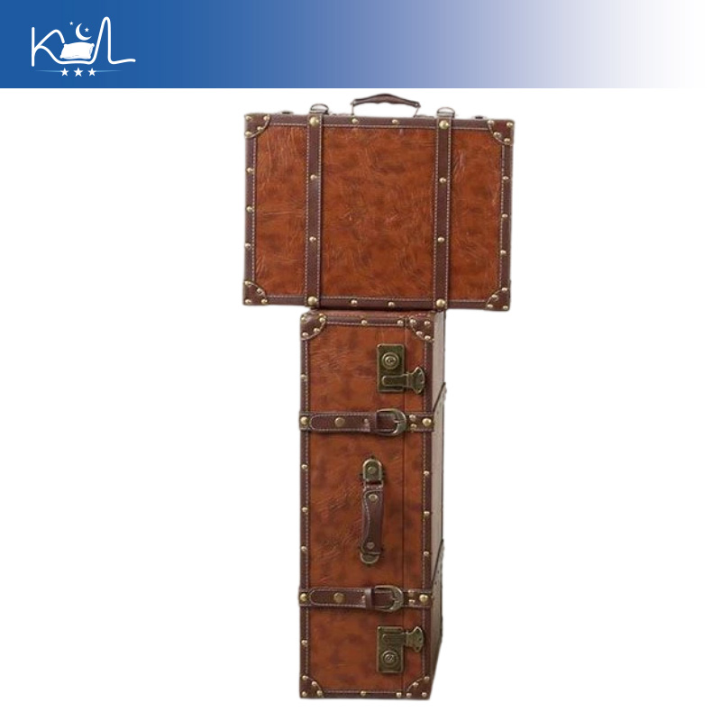 صندوق تخزين على شكل حقيبة سفر  - مراجعة Retro Vintage Trunk Suitcase وسعره