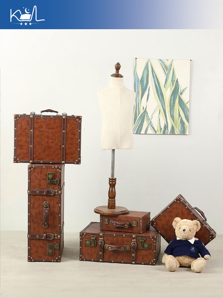 صندوق تخزين على شكل حقيبة سفر  - مراجعة Retro Vintage Trunk Suitcase وسعره