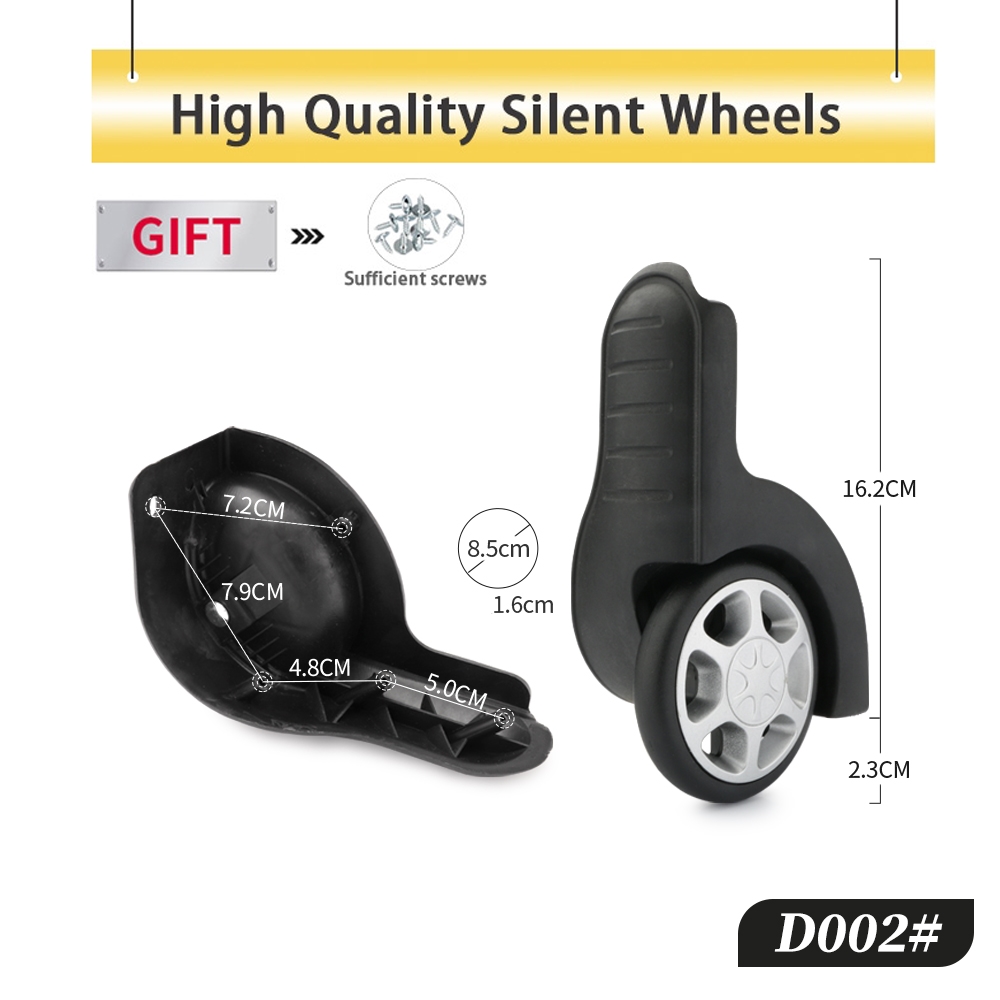 الأمتعة الثابتة عالية الجودة ع - مراجعة Silent Replacement Luggage Wheels وسعره