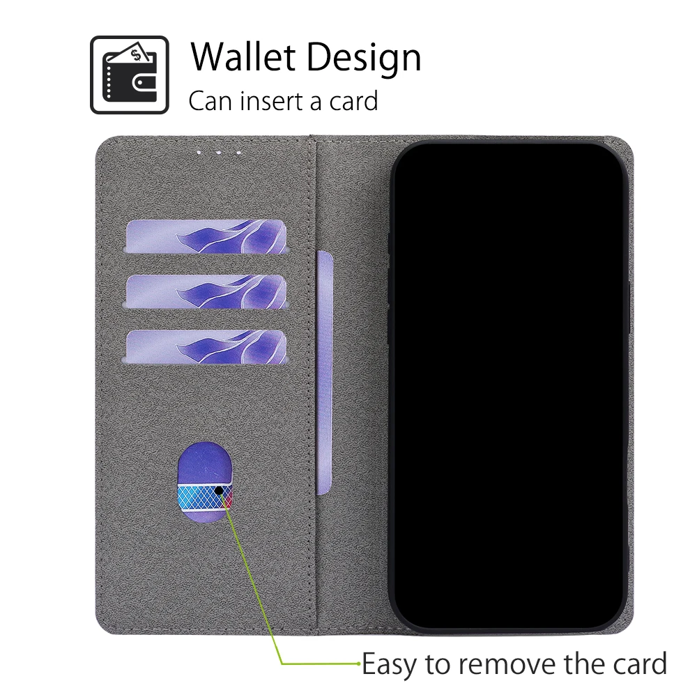 جراب محفظة جلدي مغناطيسي مطلي  - مراجعة Wallets وسعره