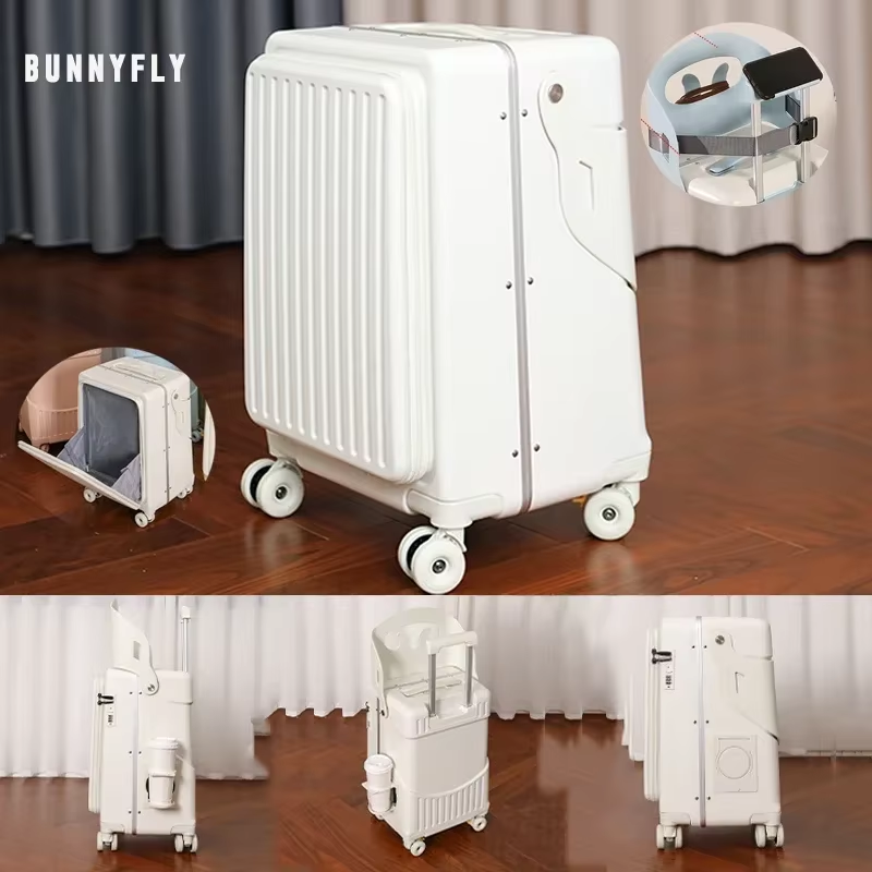 حقيبة سفر بعجلات من BunnyFly ب - مراجعة Aluminum Frame Carry On Luggage وسعره