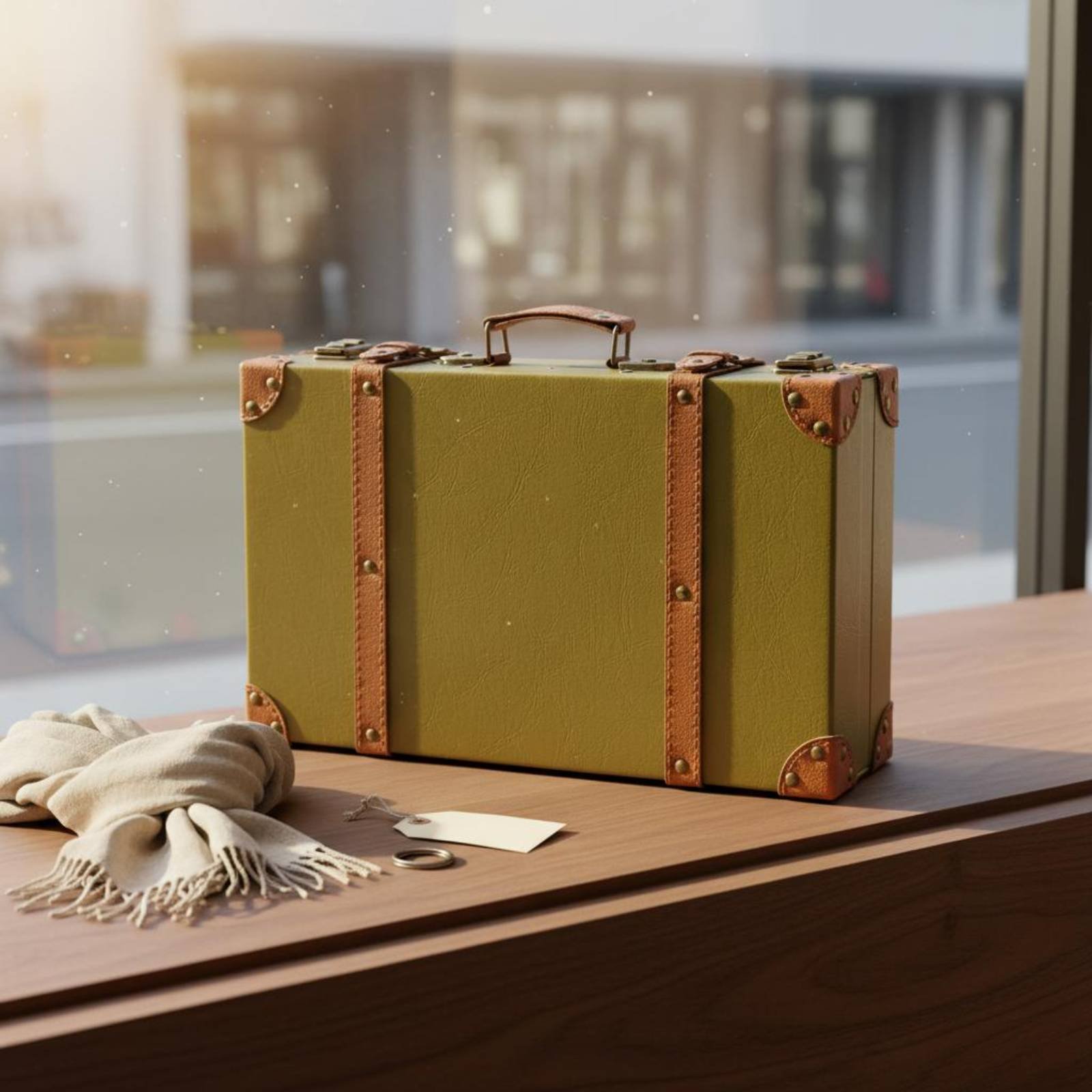 مجموعة حقائب سفر عتيقة من 3 قط - مراجعة Retro Vintage Trunk Suitcase وسعره
