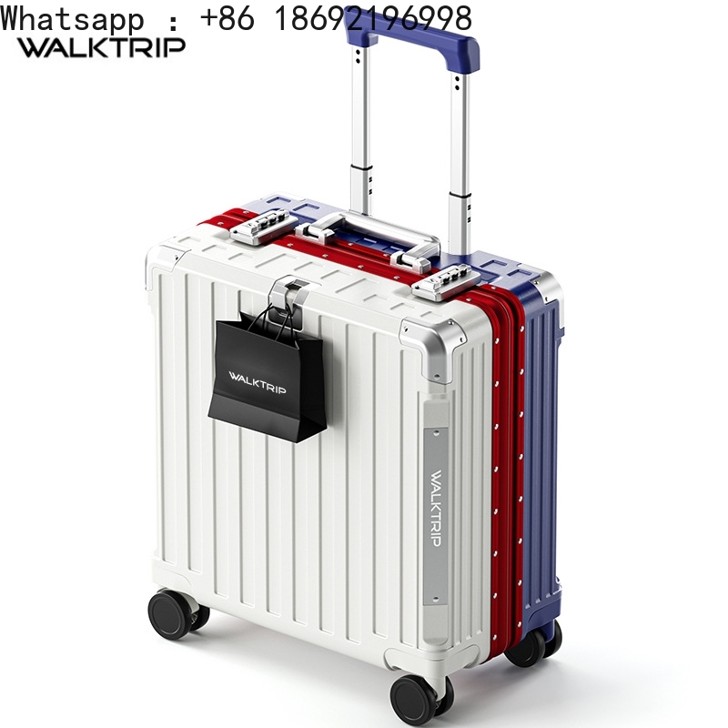 حقيبة سفر بعجلات مقاس 18 بوصة، - مراجعة Aluminum Frame Carry On Luggage وسعره