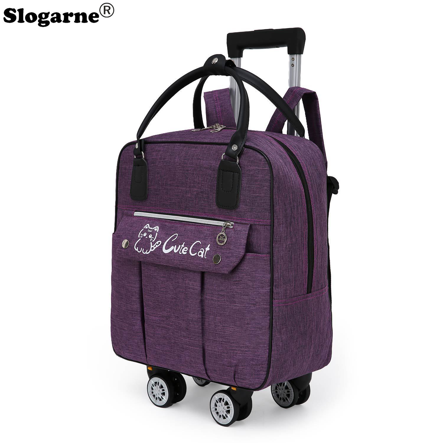 عربة سعة كبيرة حقيبة سفر عجلات - مراجعة Foldable Rolling Luggage Bag وسعره