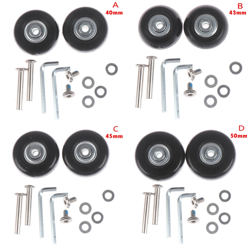 1 مجموعة OD 40-54 مللي متر أجز - مراجعة Silent Replacement Luggage Wheels وسعره