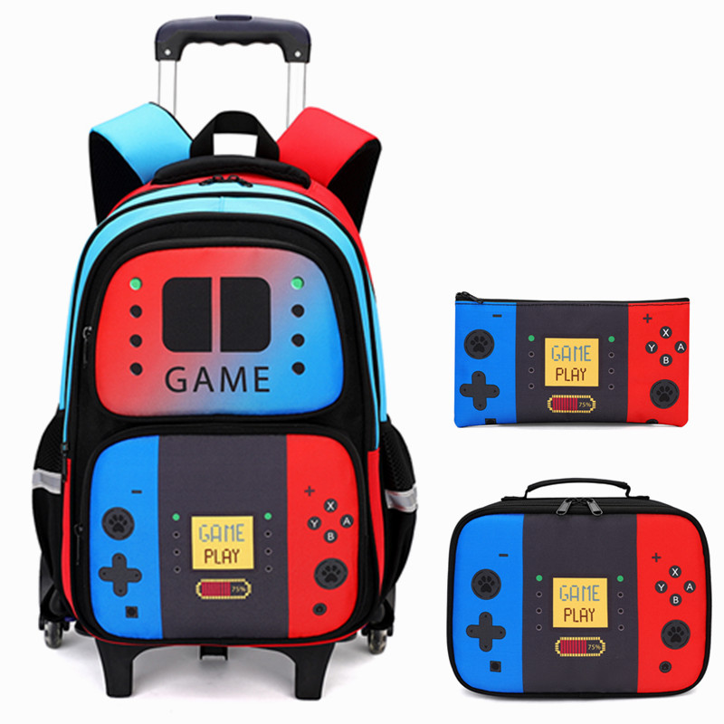 حقيبة ظهر بعجلات للأطفال مكونة - مراجعة Foldable Rolling Luggage Bag وسعره