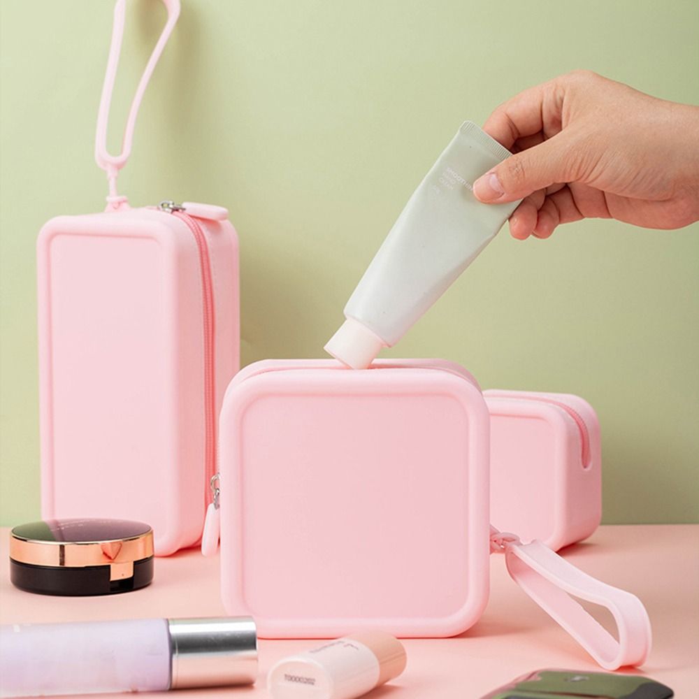محفظة نقود محمولة من السيليكون - مراجعة Cosmetic Bags وسعره