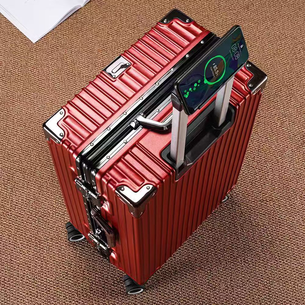 【صفقة خاصة】حقيبة سفر بإطار من  - مراجعة Aluminum Frame Carry On Luggage وسعره