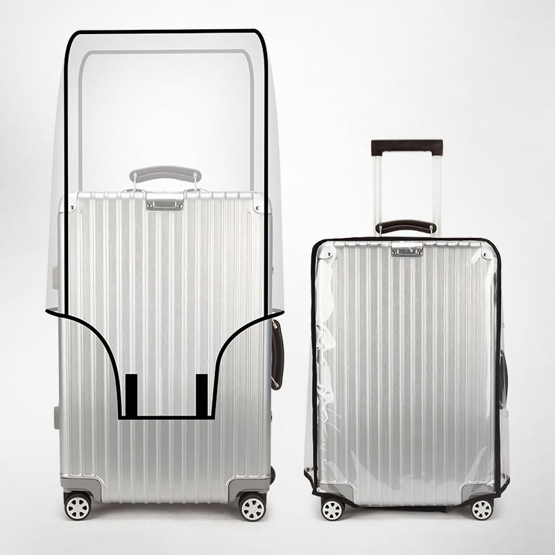 غطاء حقائب سفر شفاف مقاوم للما - مراجعة Luggage Protective Cover Transparent وسعره