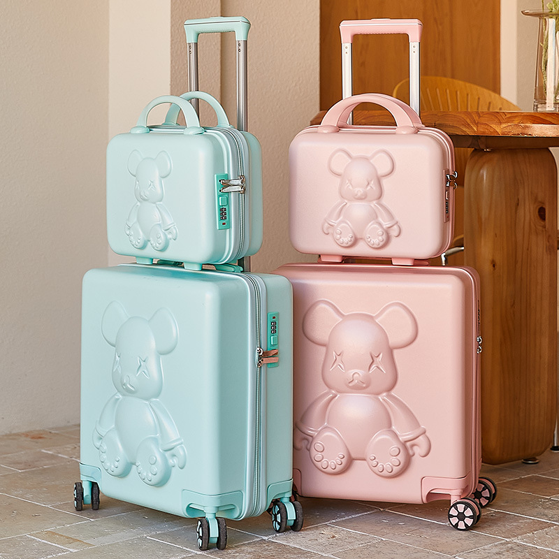 حقيبة سفر 18 بوصة على عجلات لل - مراجعة Spinner Wheel Rolling Suitcase 20 Inch وسعره