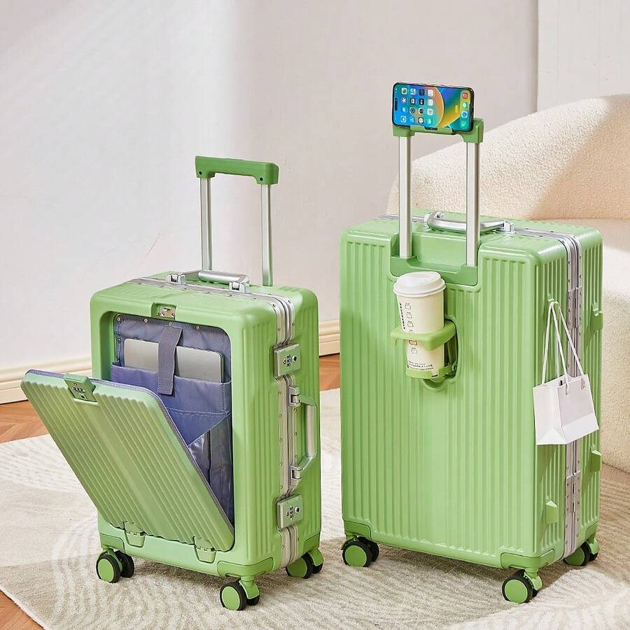 حقيبة سفر تايدال فلاش 20/24 بو - مراجعة Front Opening Laptop Luggage 24 Inch وسعره