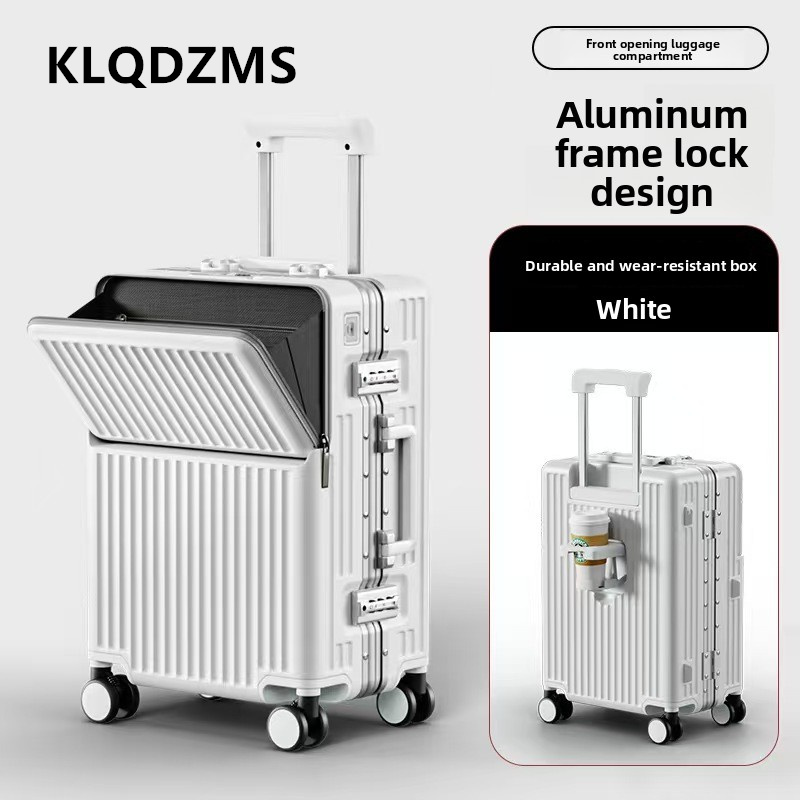 حقيبة سفر متعددة الوظائف من KL - مراجعة Front Opening Laptop Luggage 24 Inch وسعره