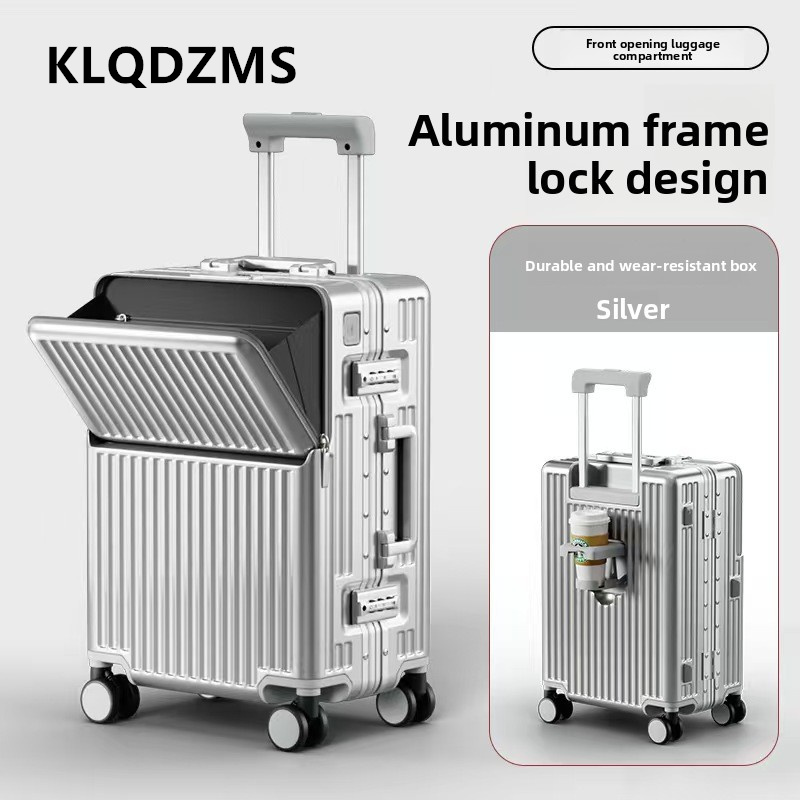 حقيبة سفر متعددة الوظائف من KL - مراجعة Front Opening Laptop Luggage 24 Inch وسعره