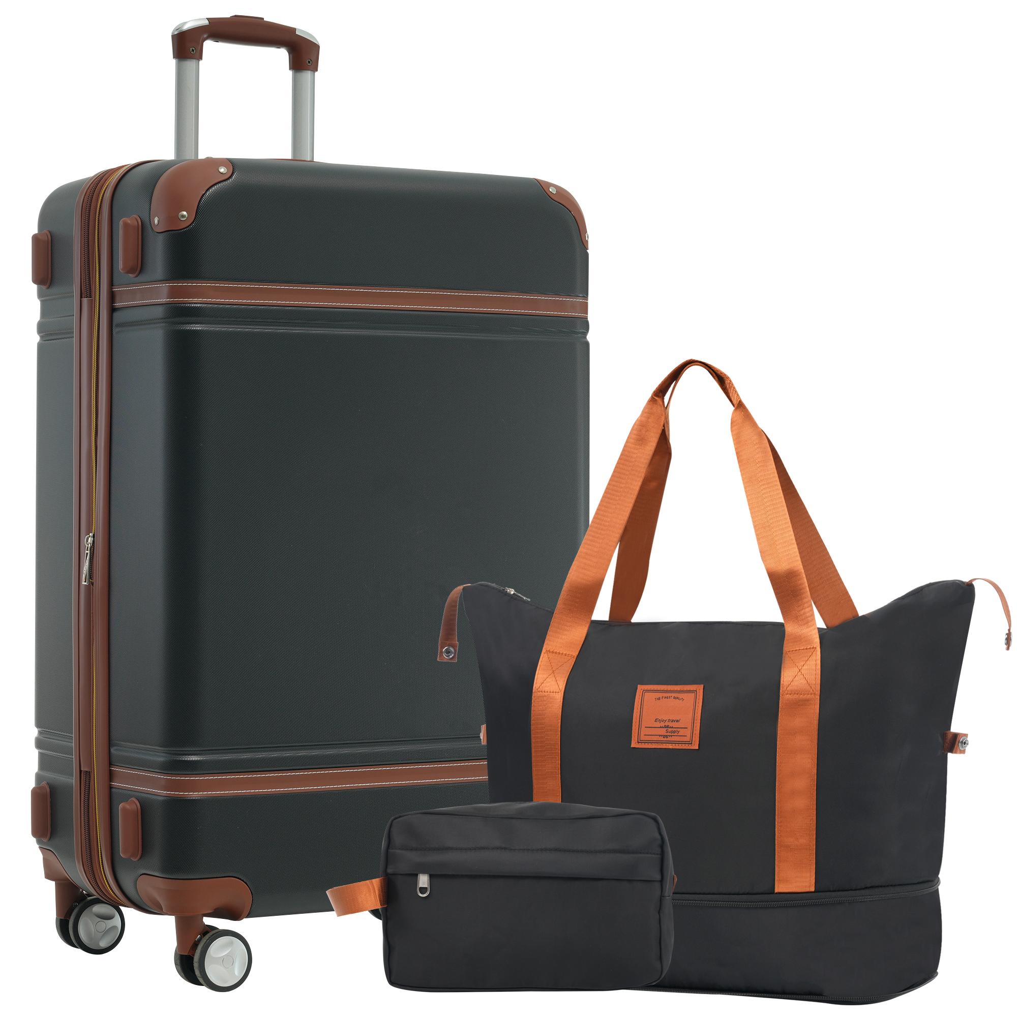 مجموعة حقائب سفر قابلة للتوسيع - مراجعة Expandable Hard Shell Luggage Set وسعره