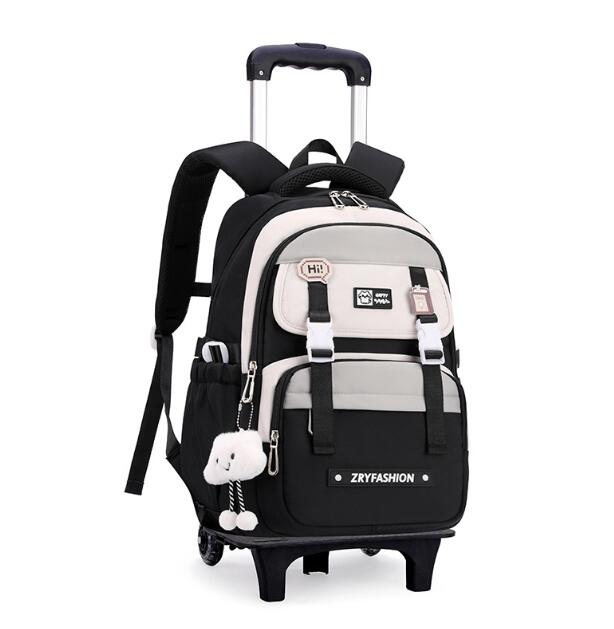 حقيبة ظهر بعجلات للسفر للفتيات - مراجعة Foldable Rolling Luggage Bag وسعره