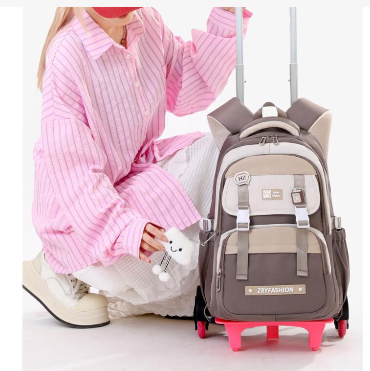 حقيبة ظهر بعجلات للسفر للفتيات - مراجعة Foldable Rolling Luggage Bag وسعره